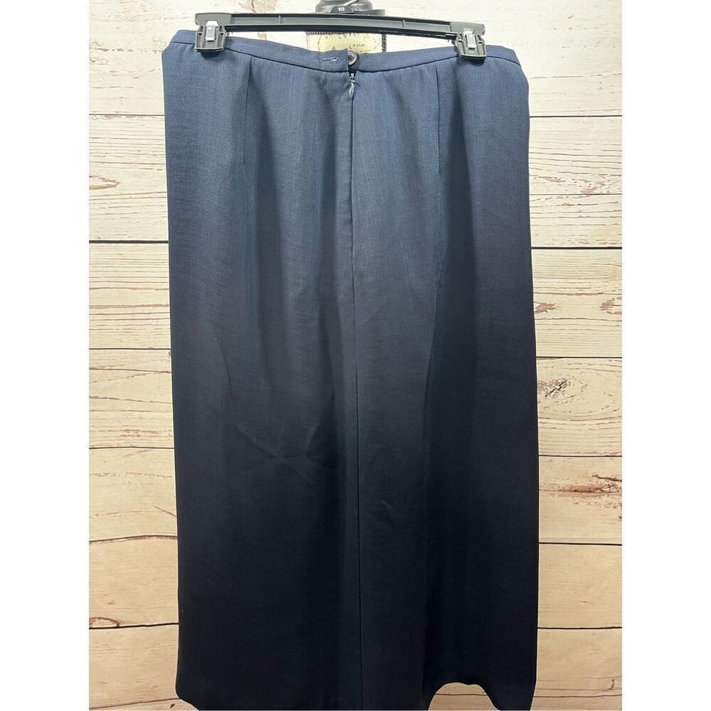 Jacqueline Ferrar size 8 blue lined slacks - 3123